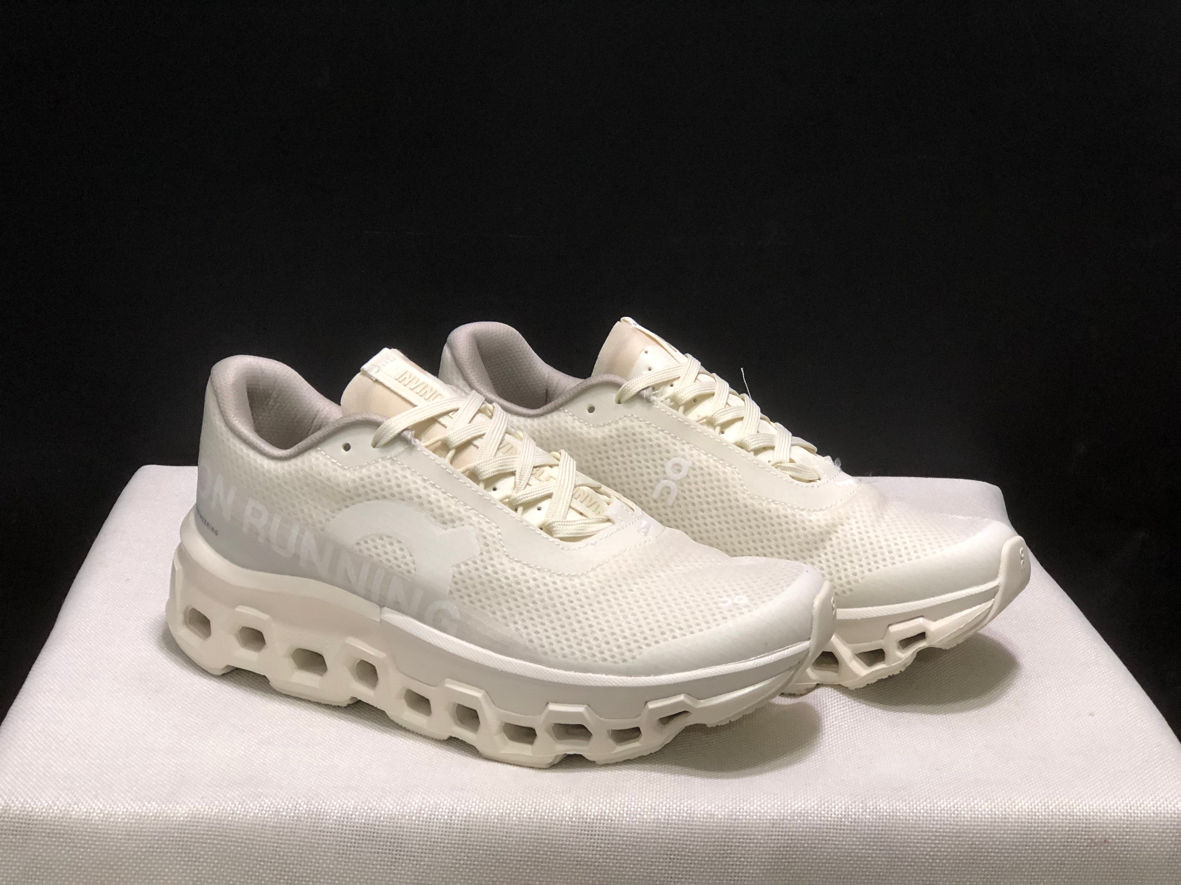 On Running x Invincible Cloudmonster 2 Shoes Ivory White