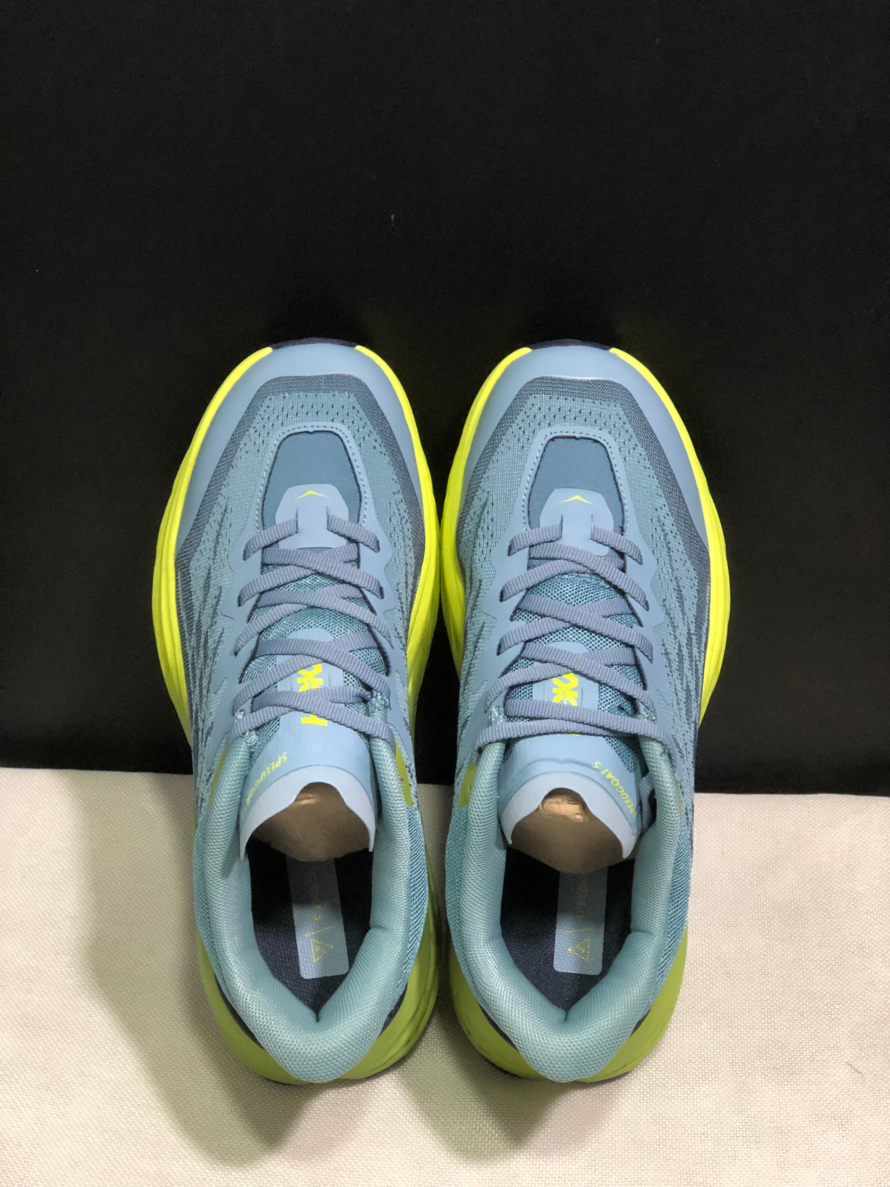 Hoka One One Speedgoat 5 Trail Running Shoes Sneakers Bluish Gray