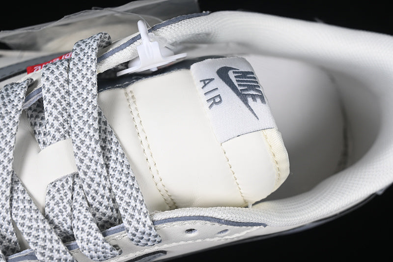 Travis Scott Fragment Design Nike Air Jordan 1 Low OG SP Grey Sole White Sneakers