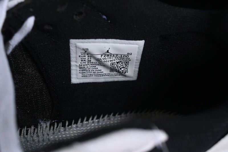 Travis Scott Nike Air Jordan Cut The Check Black White Sneakers