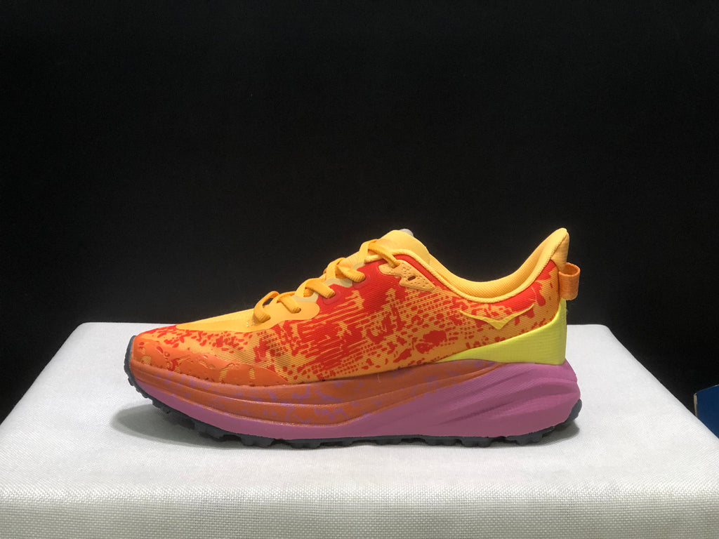 Hoka One One Speedgoat 6 Orange Trail Running Shoes Sneakers