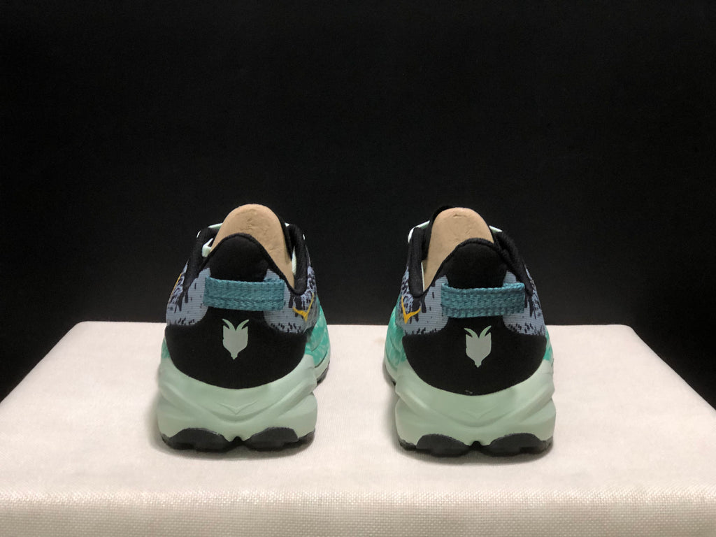 Hoka One One Speedgoat 6 Trail Running Shoes Sneakers Gray/Teal