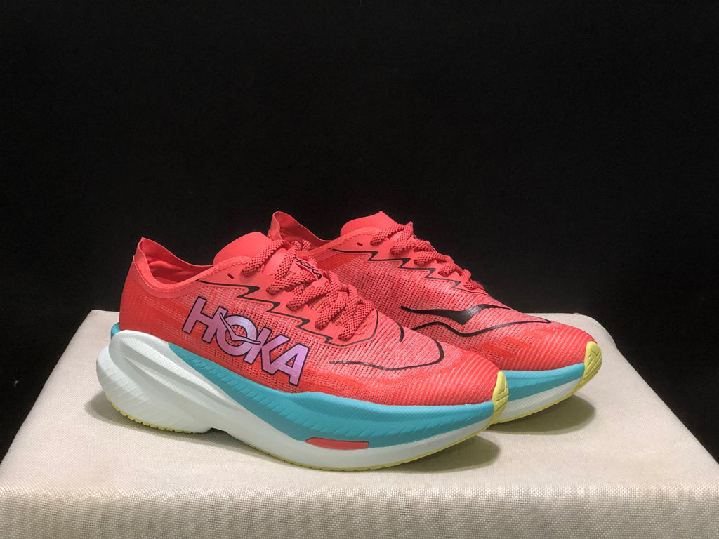 Hoka One One Mach X 2 Anti-slip Low-top Running Shoes Red