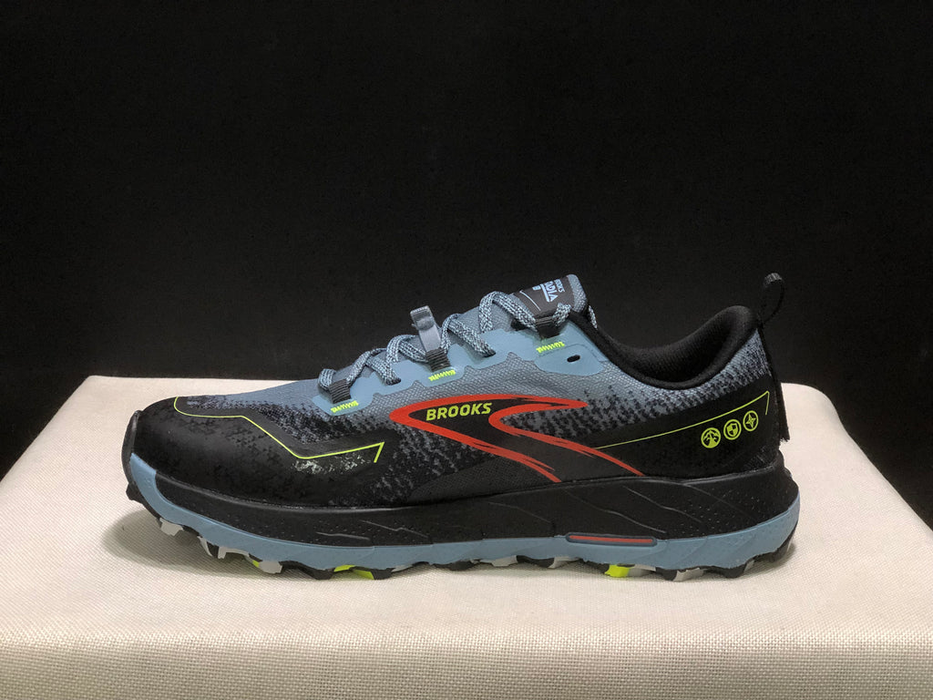 Brooks Cascadia 18 Low-top Running Shoes Citadel/Ebony/Lime