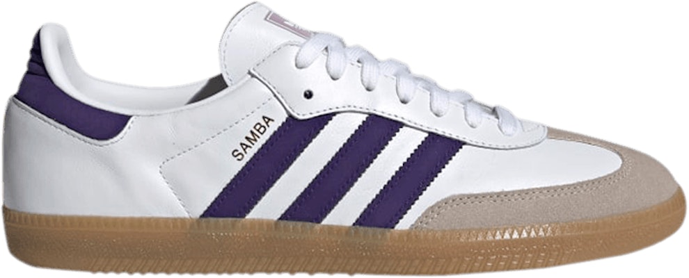 Adidas Samba1 White Collegiate Purple EE5452 Shoes
