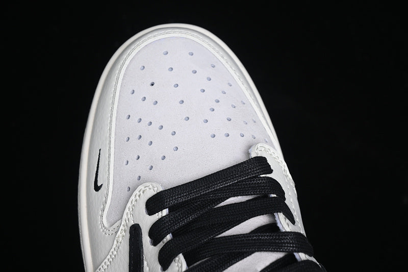 Travis Scott Fragment Design Nike Air Jordan 1 Retro Low OG SP Black White Sneakers