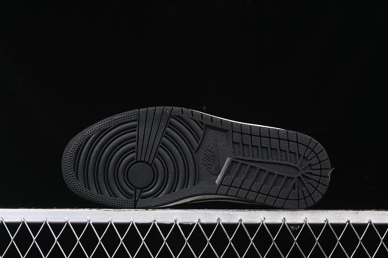 Travis Scott Fragment Design Nike Air Jordan 1 Low OG SP Black White Green Sneakers