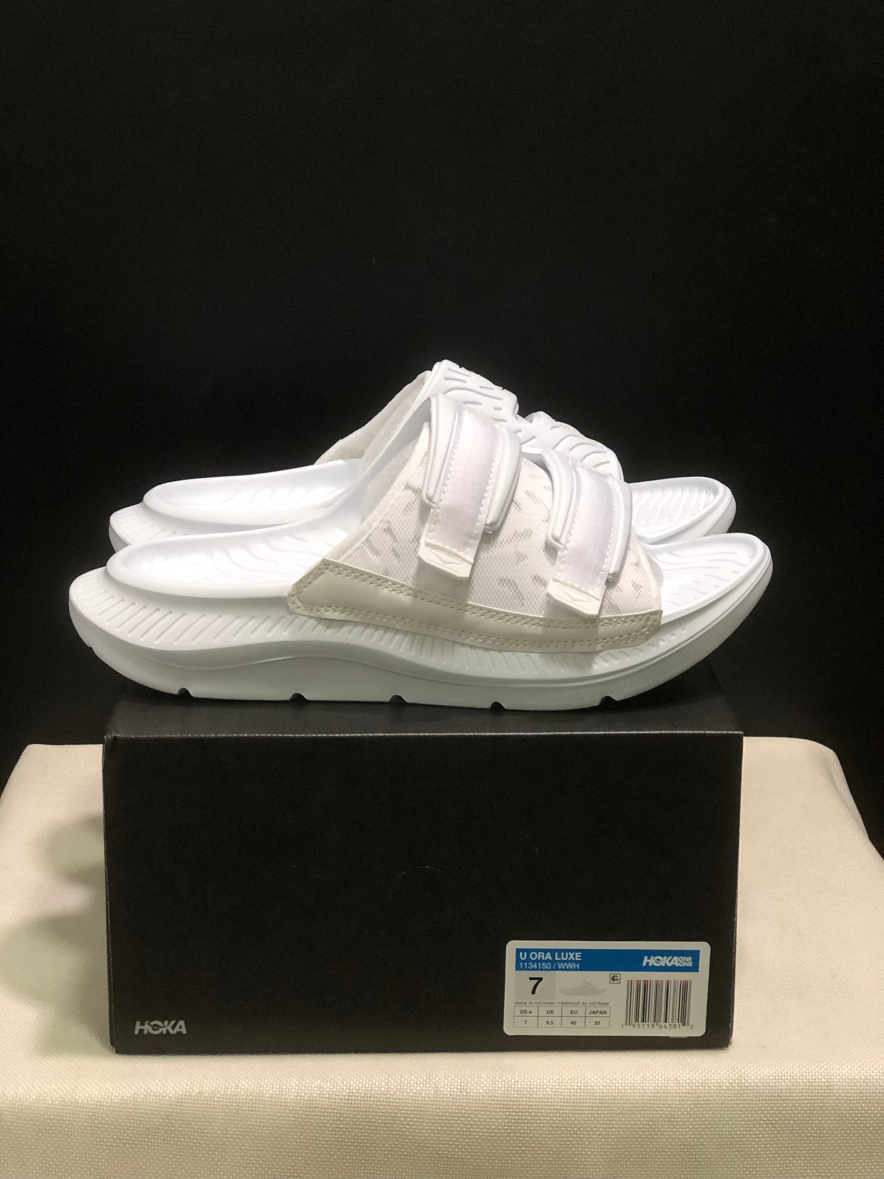 Wtaps x Hoka One One Ora Luxe Comfortable Sandals White