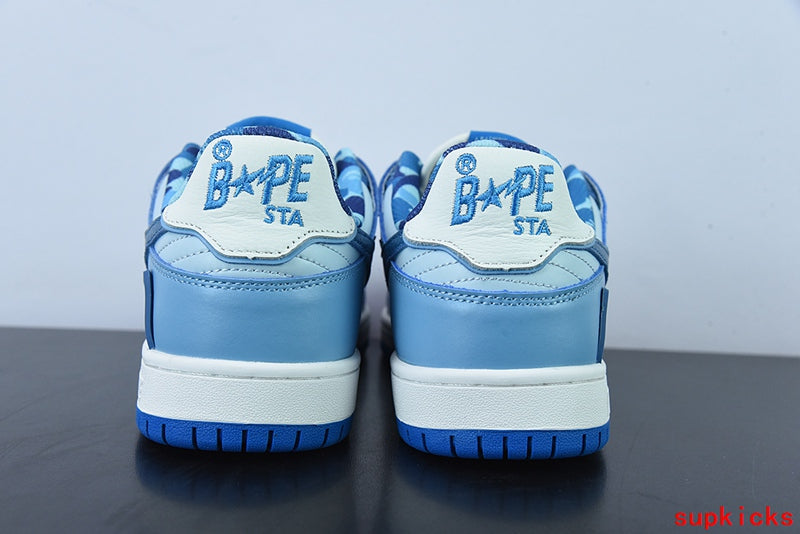 A Bathing Ape Bape Sta Sk8 Blue Gradient Camo