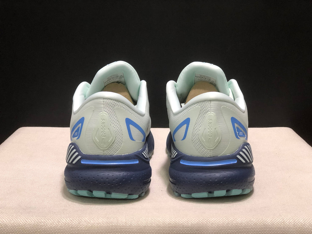 Brooks Adrenaline GTS 23 Shock-absorbing Wear-resistant Low-top Running Shoes White/Blue