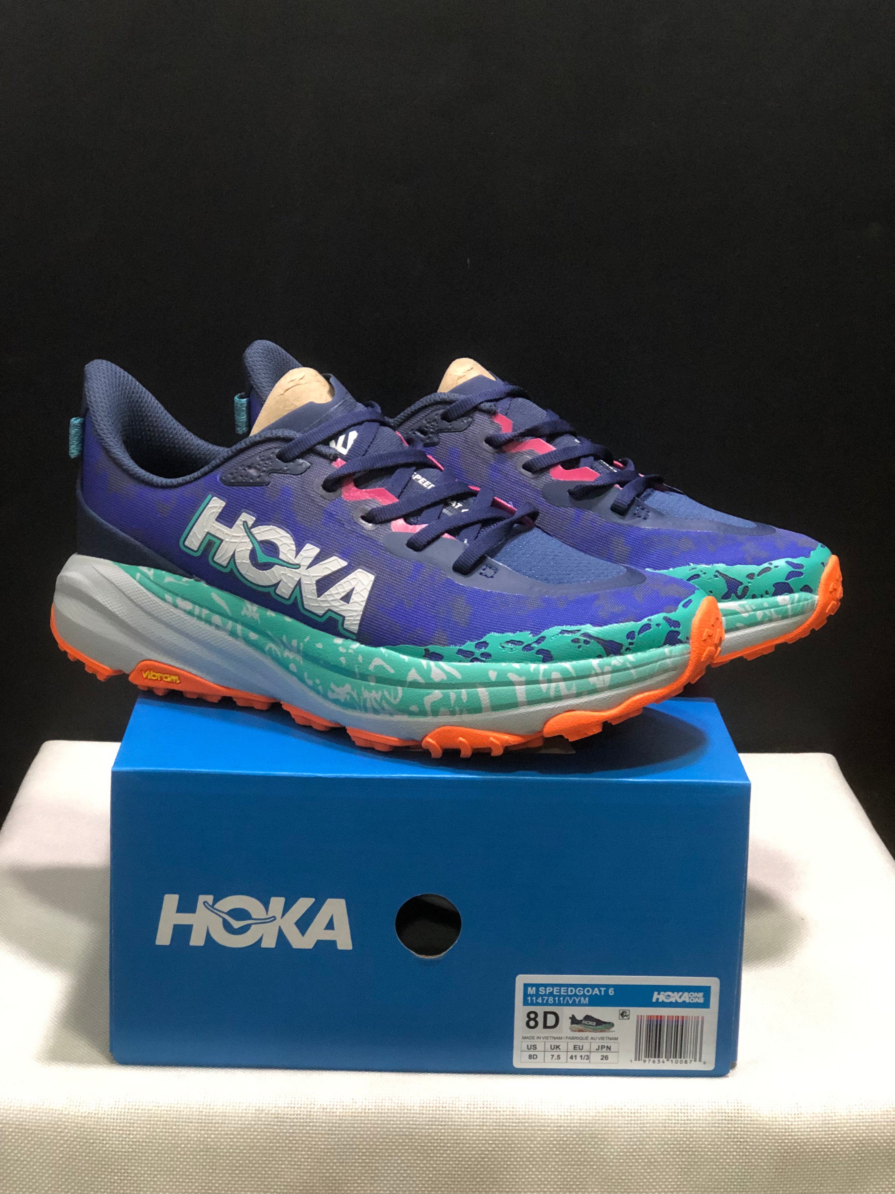 Hoka One One Speedgoat 6 Trail Running Shoes Sneakers Purple