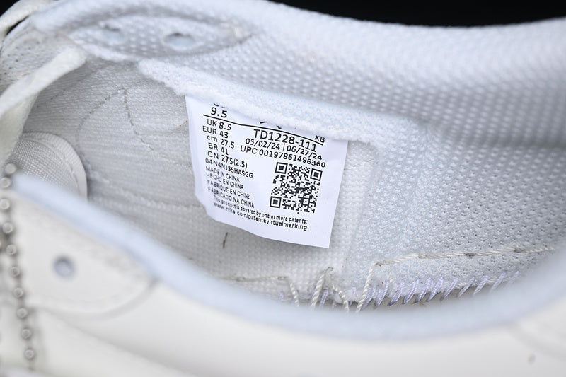 Travis Scott Nike Air Jordan 1 Retro Low White Party 2024 OG SP White Sneakers