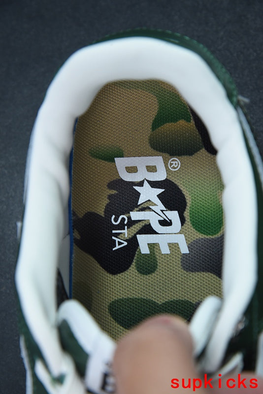 A Bathing Ape Bape Sta Low Dark Green Camo