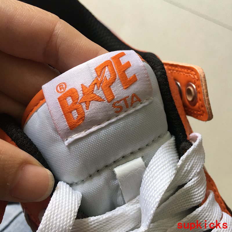 A Bathing Ape Bape SK8 Sta Orange Brown