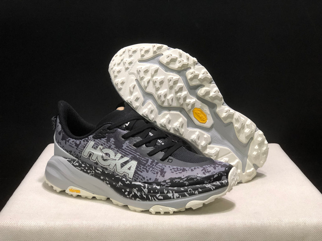 Hoka One One Speedgoat 6 Trail Running Shoes Sneakers Dark Grey