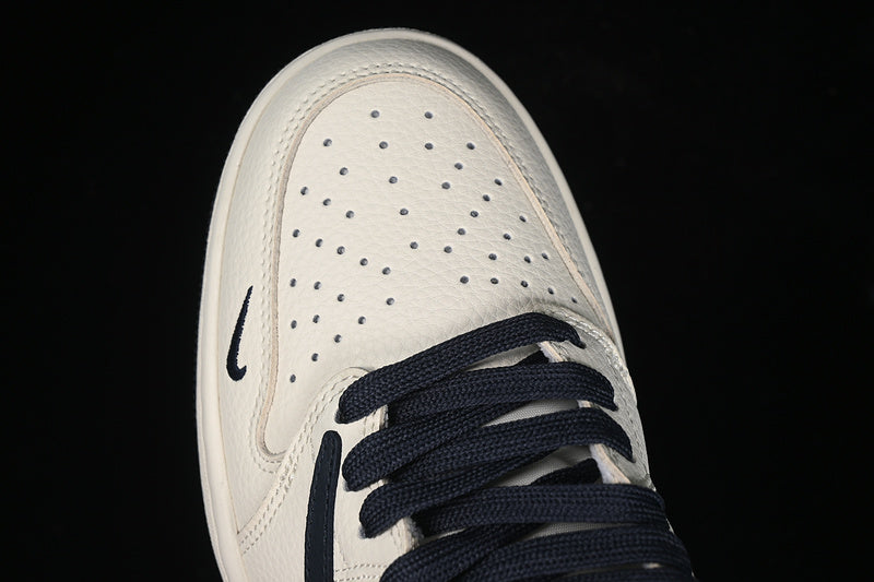 Travis Scott Fragment Design Nike Air Jordan 1 Low OG SP Black Sole White Sneakers