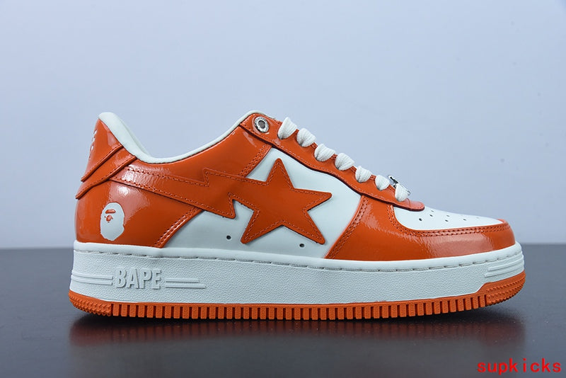 A Bathing Ape Bape Sta Low Orange