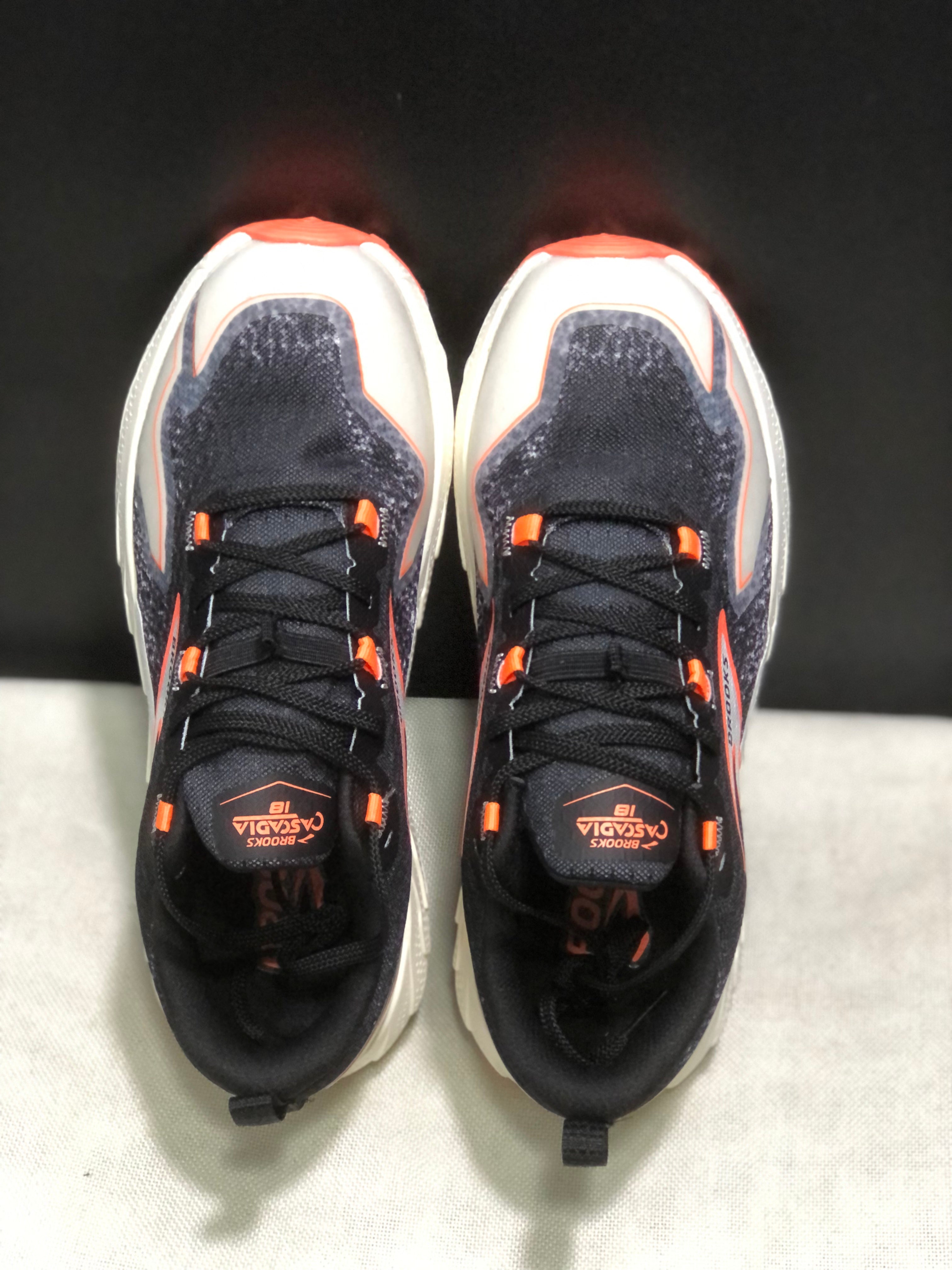 Brooks Cascadia 18 Low-top Running Shoes Black/Blue Wash/Flame