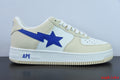 A Bathing Ape Bape Sta Low Cream Blue