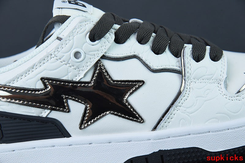 A Bathing Ape Bape Sta Sk8 Low White Black