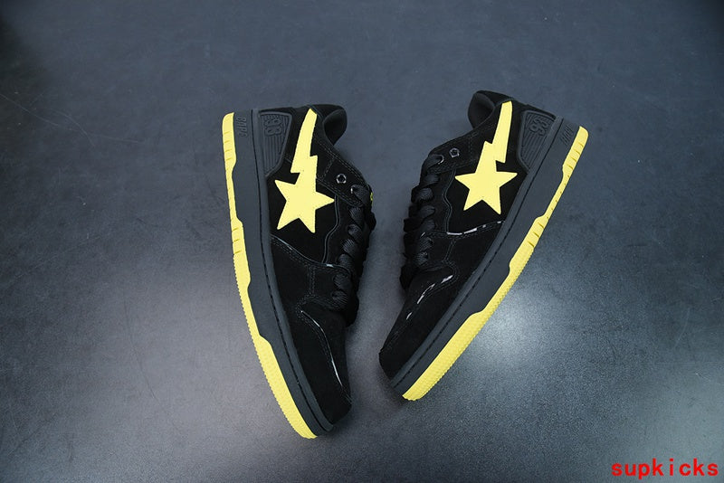 A Bathing Ape Bape Sta Sk8 Black Yellow