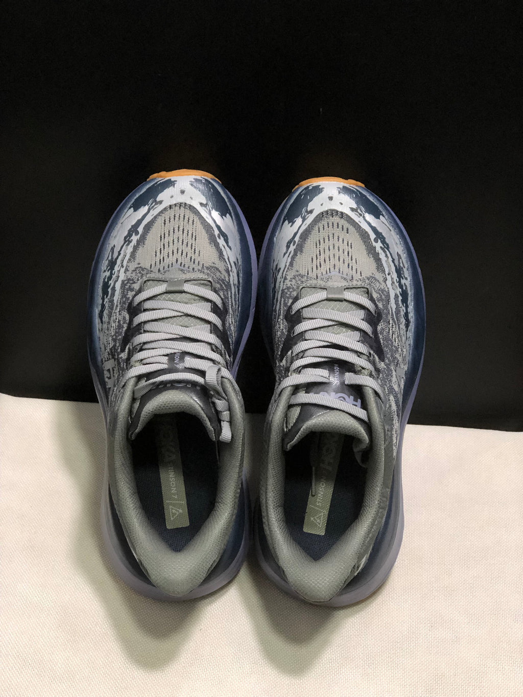 Hoka One One Stinson 7 Comfortable Anti-slip Outdoor Running Shoes Sneakers Gray