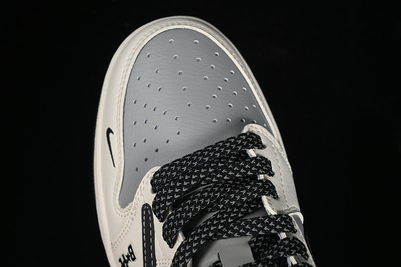 Travis Scott Fragment Design Nike Air Jordan 1 Low OG SP Black White Grey Fashion Sneakers