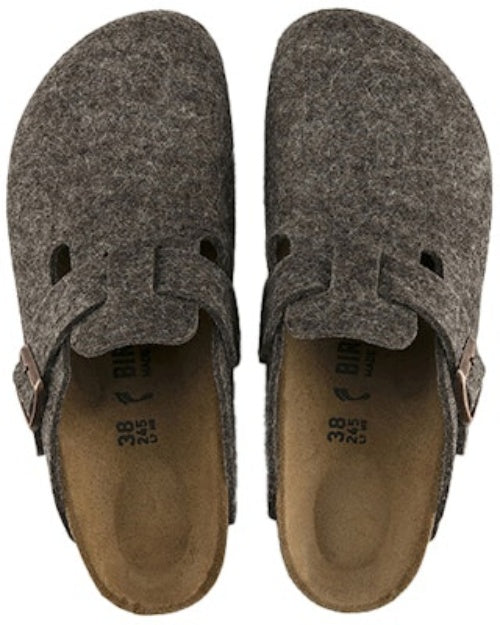 Birkenstock Boston Wool Felt 0160583 Cacao Sandals