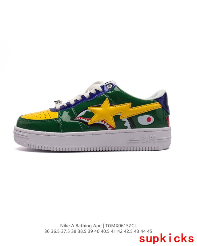 A Bathing Ape Bape Sta Low Shark Green