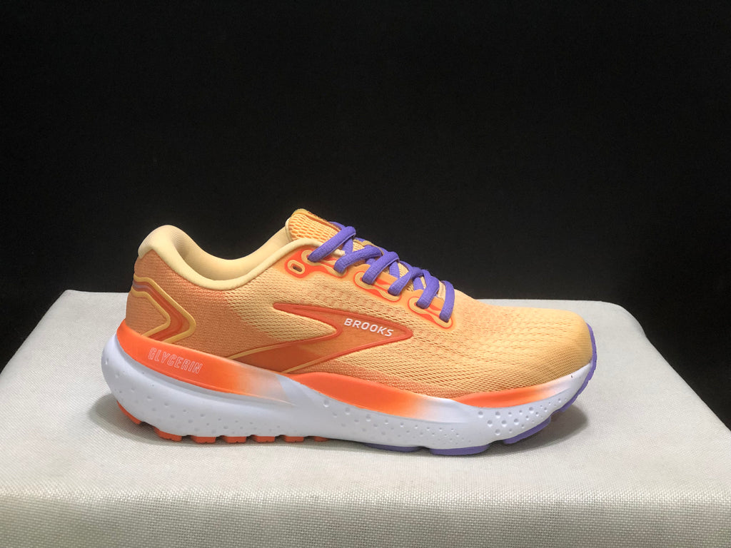 Brooks Glycerin 21 Low-top Casual Running Shoes Rising Sun Yellow