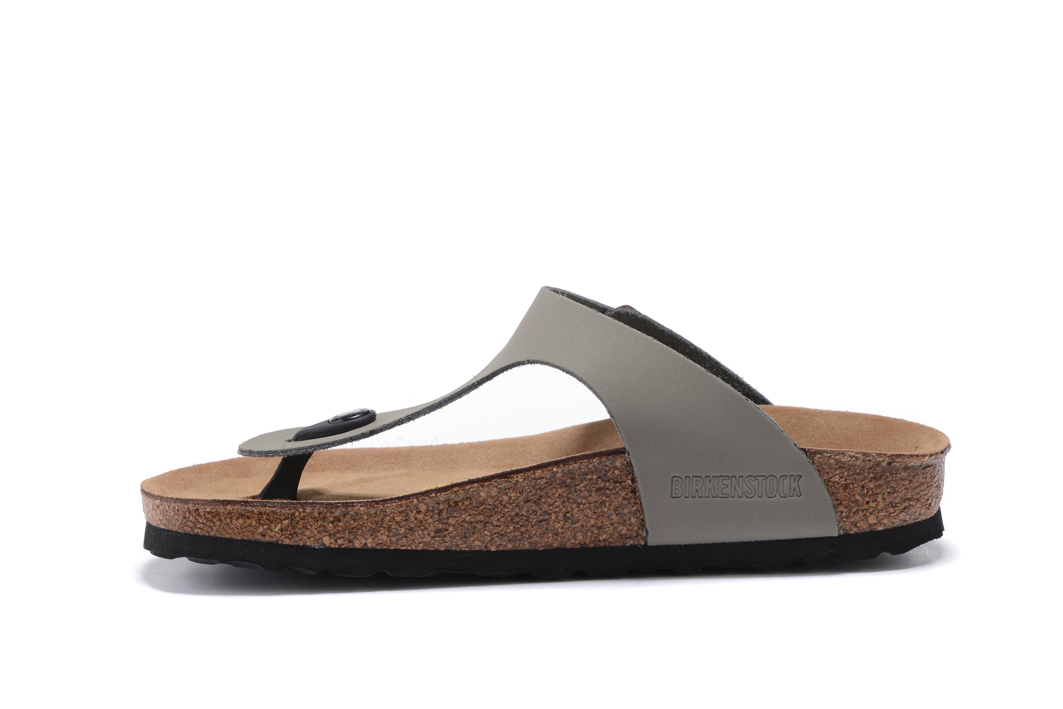 Birkenstock Gizeh Grey Scrub Flip Flops Sandals