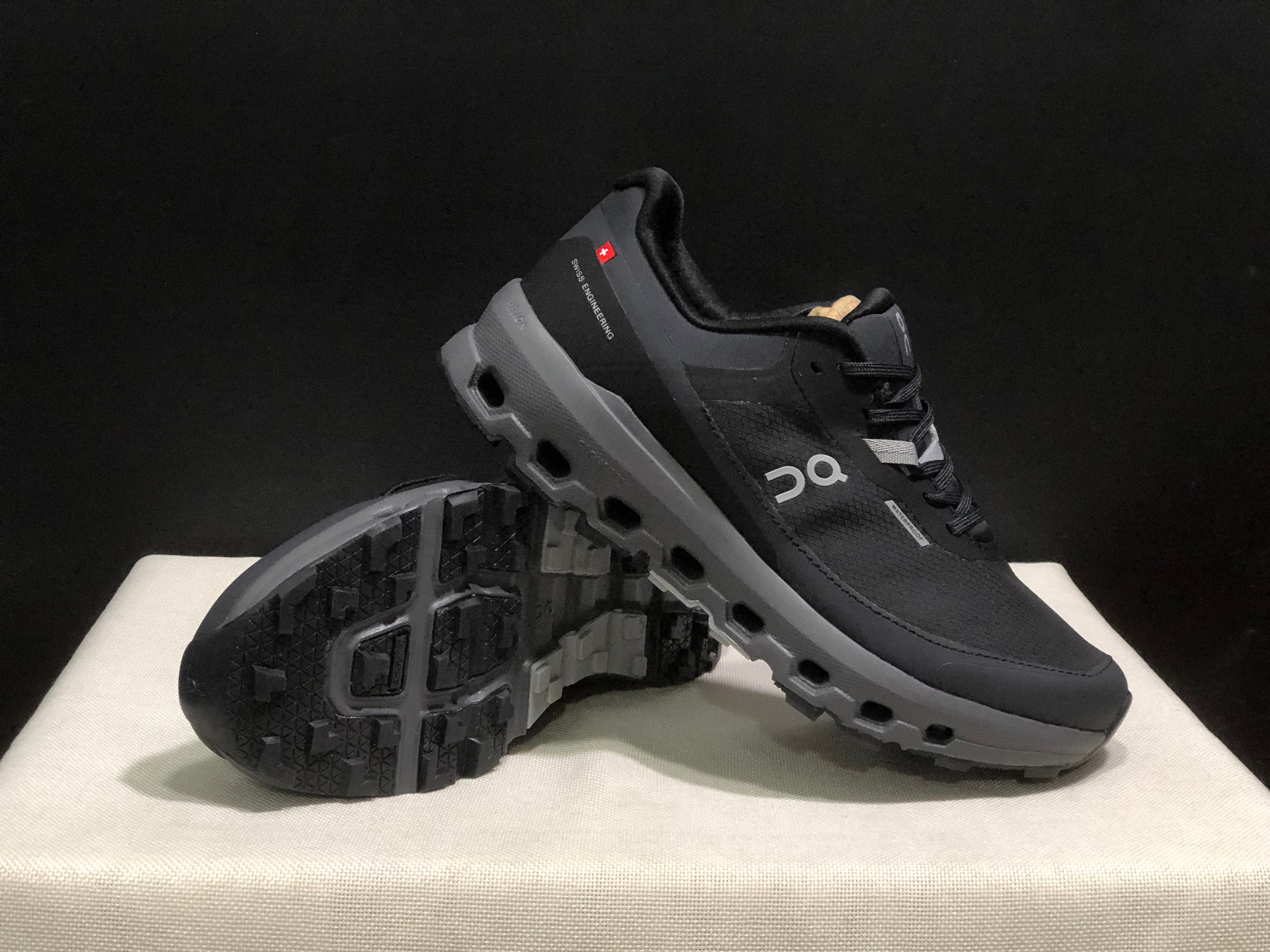 On Running Cloudvista 2 Black Waterproof Trail Running Shoes