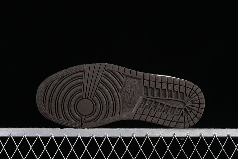 Travis Scott Nike Air Jordan 1 Low OG White Blue Brown Green Sneakers