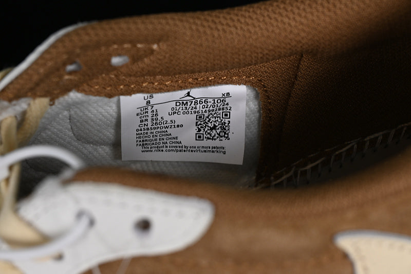 Travis Scott Nike Air Jordan 1 Low OG Brown White Sneakers