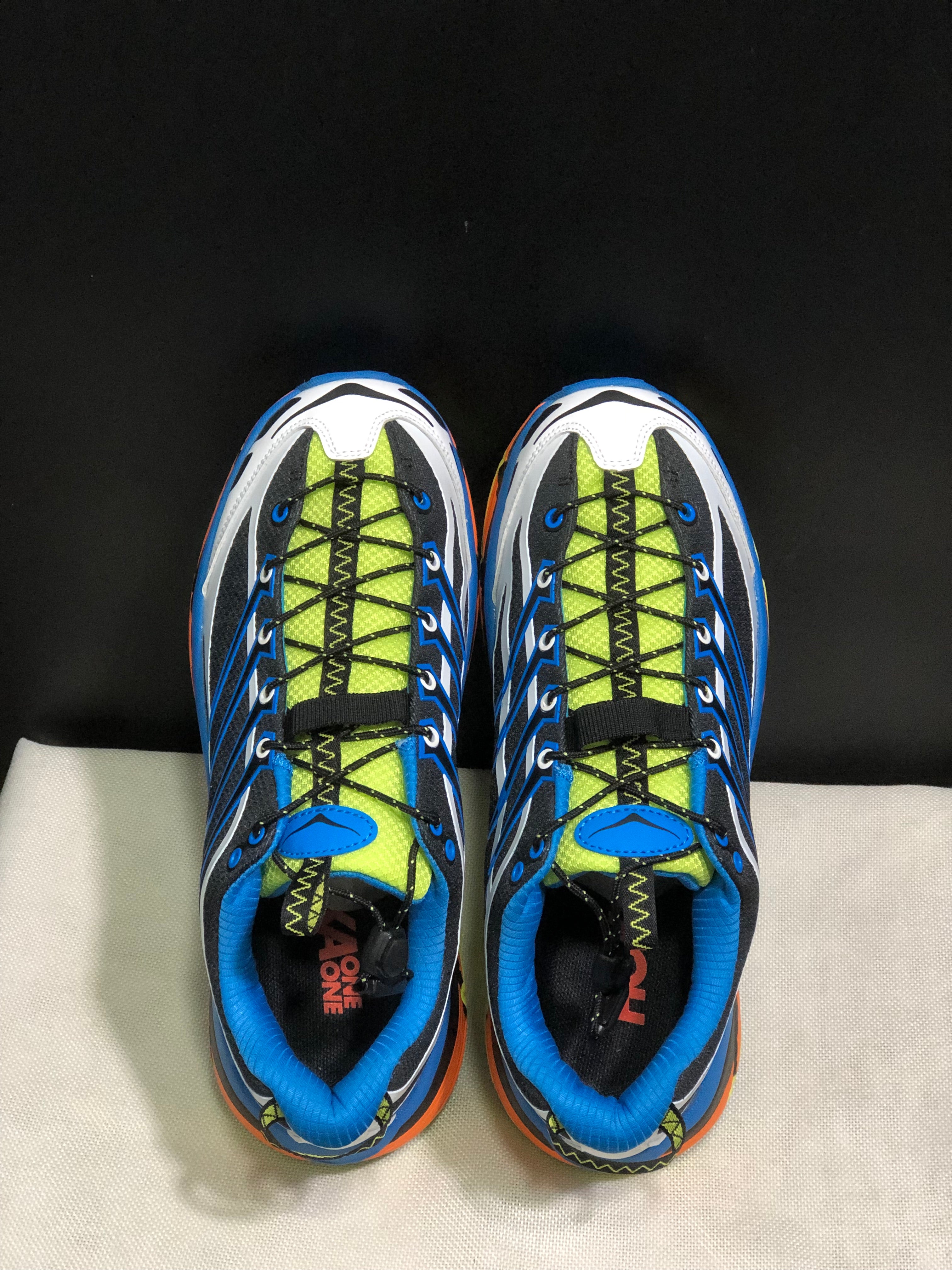 Hoka One One Mafate Three 2 Anti-slip Running Shoes Sneakers Blue