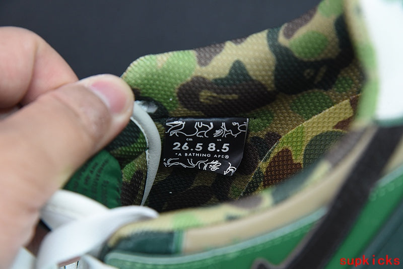 A Bathing Ape Bape Sta Sk8 Green Camo