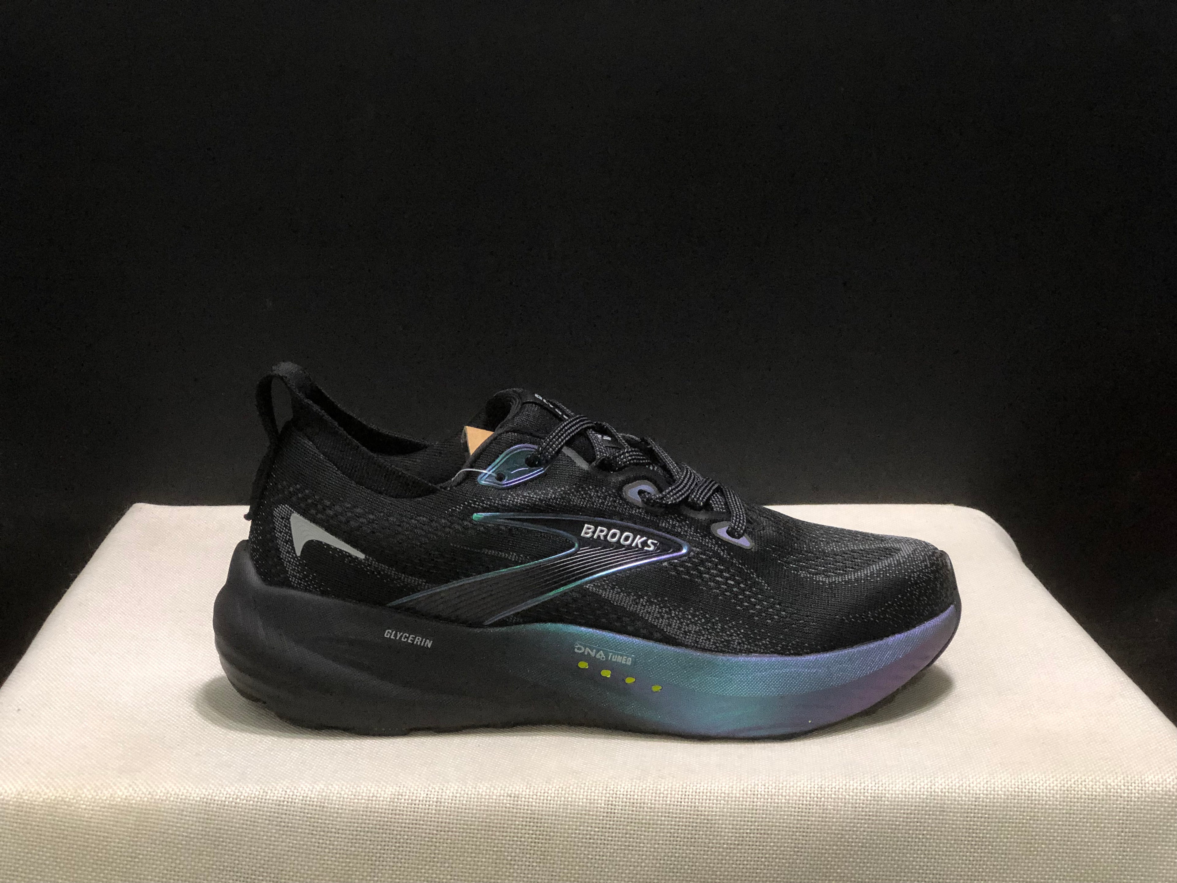 Brooks Glycerin 22 Comfortable Running Shoes Black/Laser