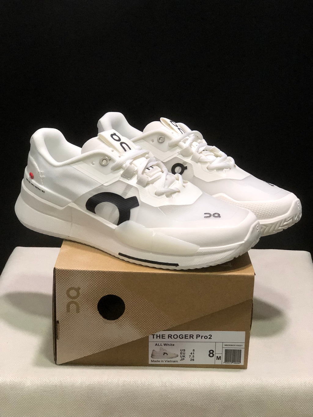 On Running The Roger Pro 2 Breathable Mesh Training Running Shoes White