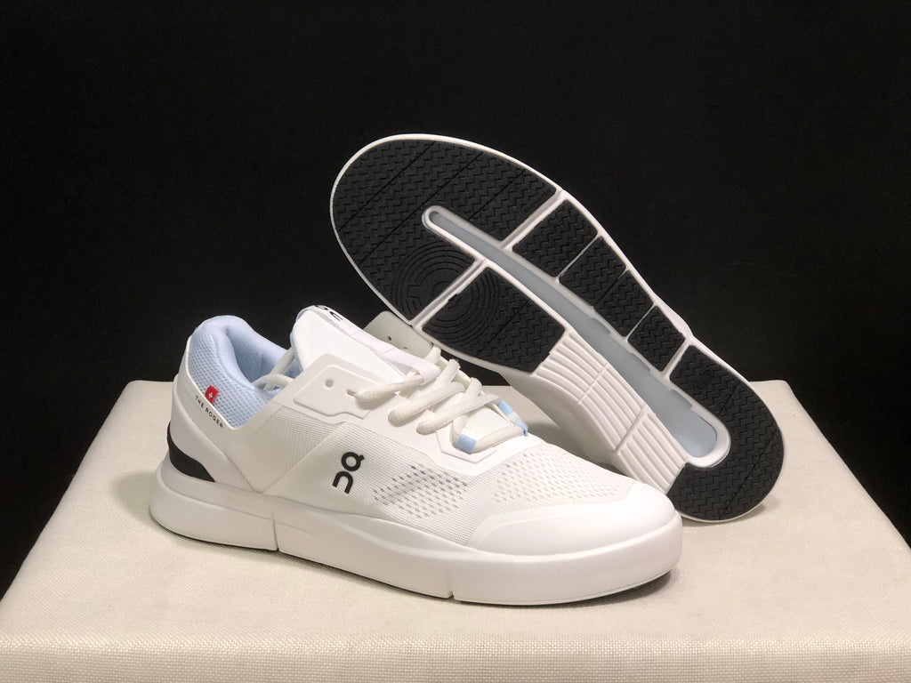 On Running The Roger Spin White Breathable Mesh Sneakers