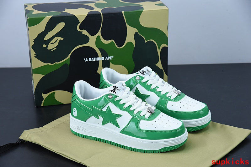 A Bathing Ape Bape Sta Low Green