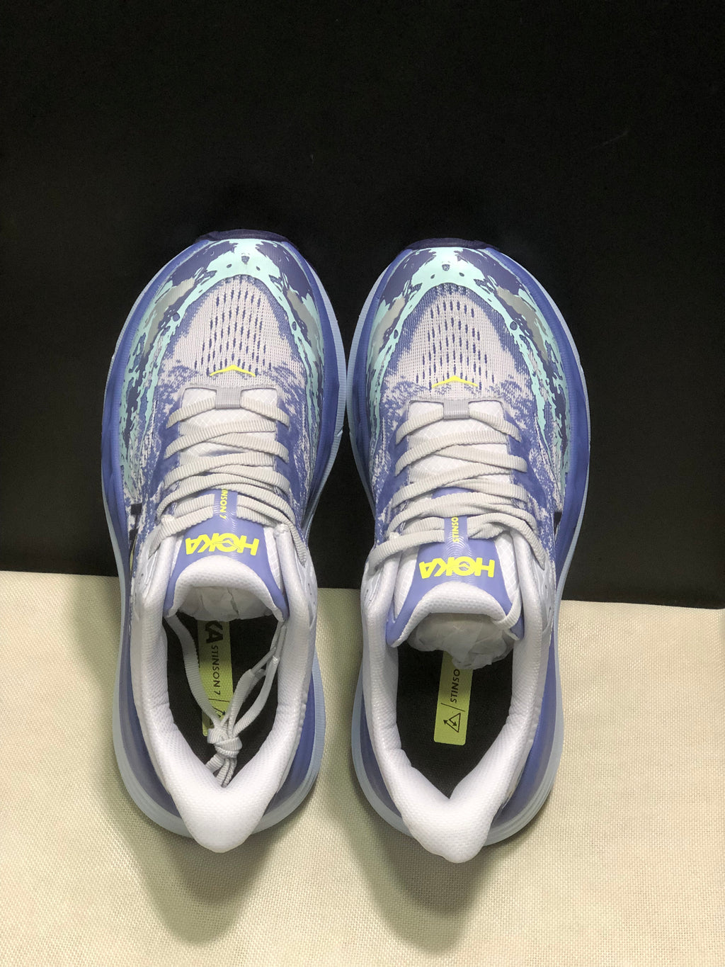 Hoka One One Stinson 7 Comfortable Anti-slip Outdoor Running Shoes Sneakers Light Purple