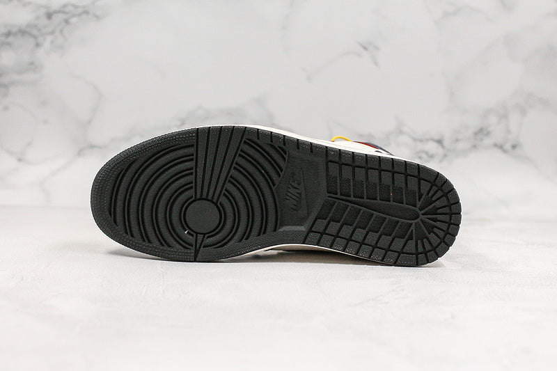 Nike SB Air Jordan 1 Retro High-Top Defiant LA to Chicago Purple/White Sneakers