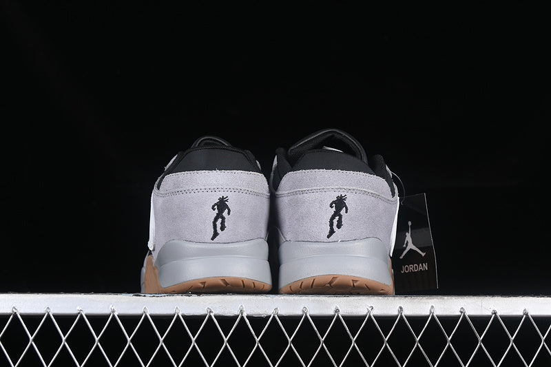 Travis Scott Nike Air Jordan Cut The Check Black Grey Brown Sneakers