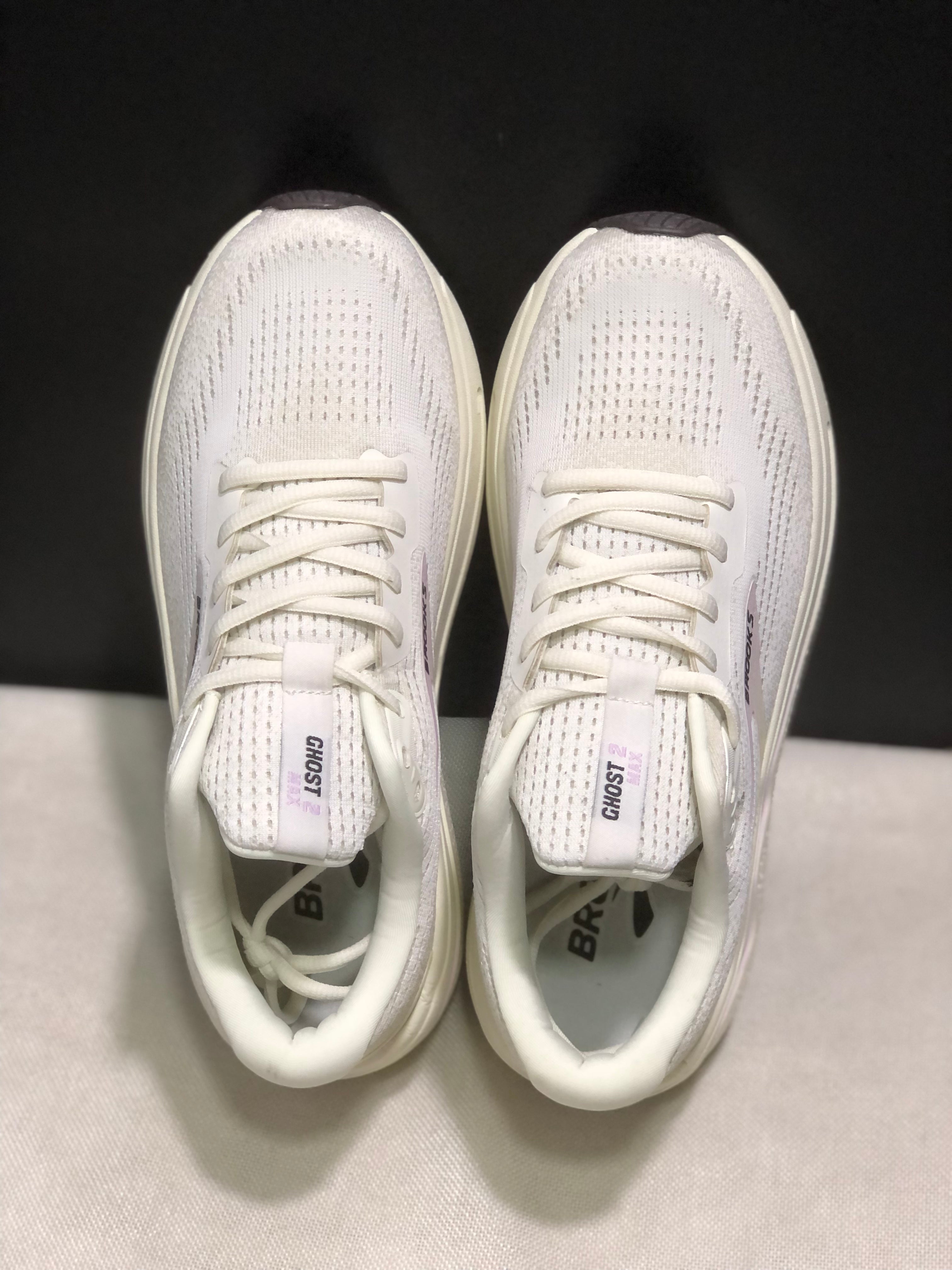 Brooks Ghost Max 2 Breathable Low-top Running Shoes Lavender Purple