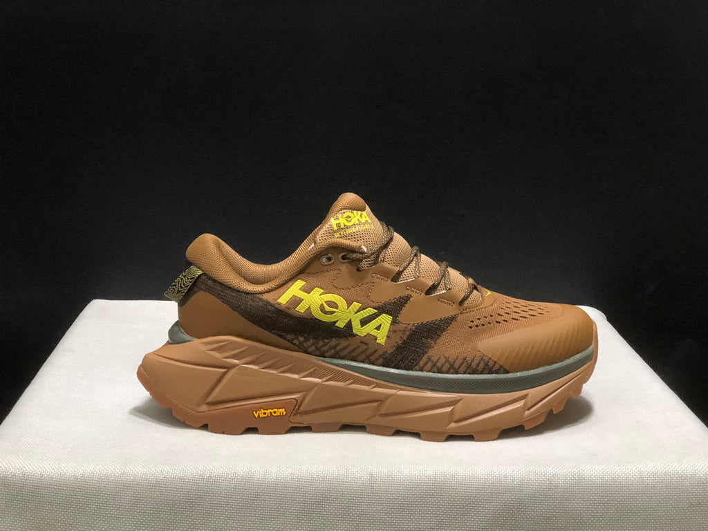 Hoka One One Skyline Float X Outdoor Running Shoes Sneakers Brown