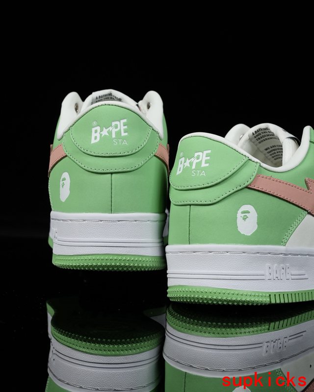 A Bathing Ape Bape Sta Low Light Green Pink