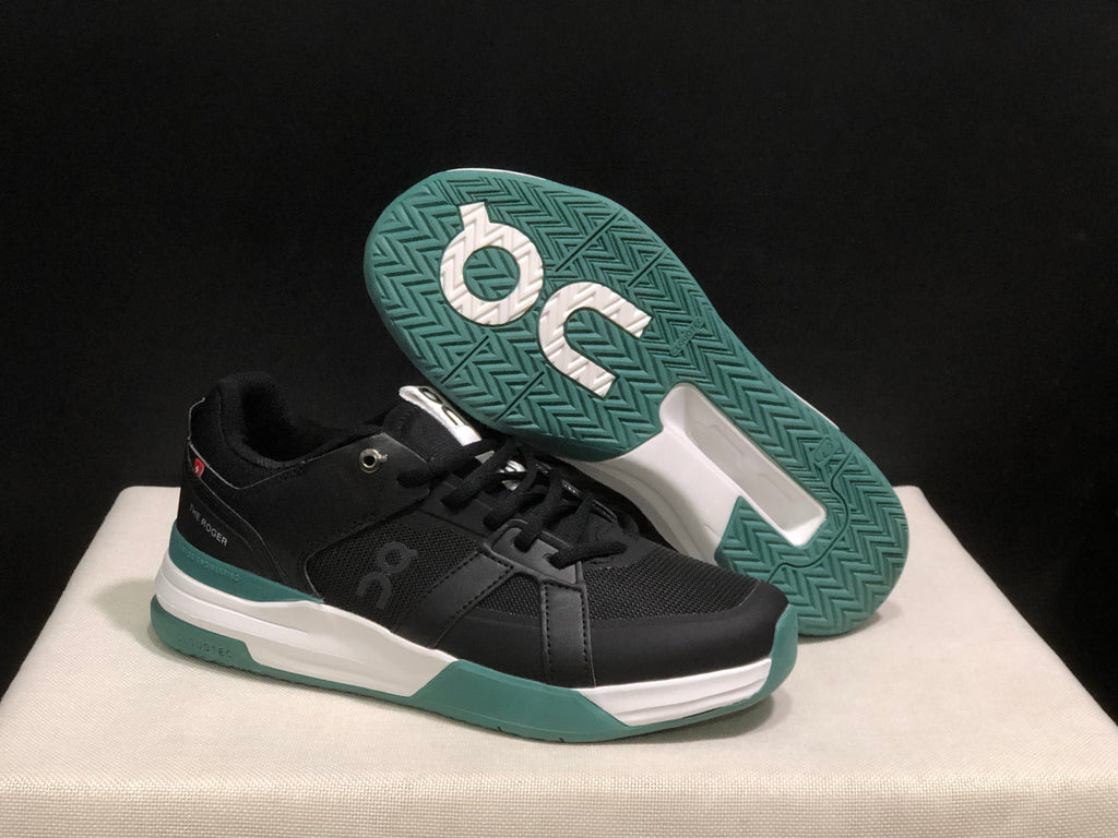 On Running The Roger Clubhouse Pro Anti-Slip Sports Shoes Black/Dark Green
