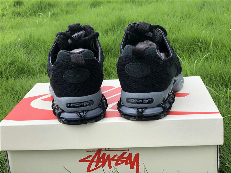 Nike Air Jordan Zoom Spiridon Cage 2 Stussy Black Sneakers