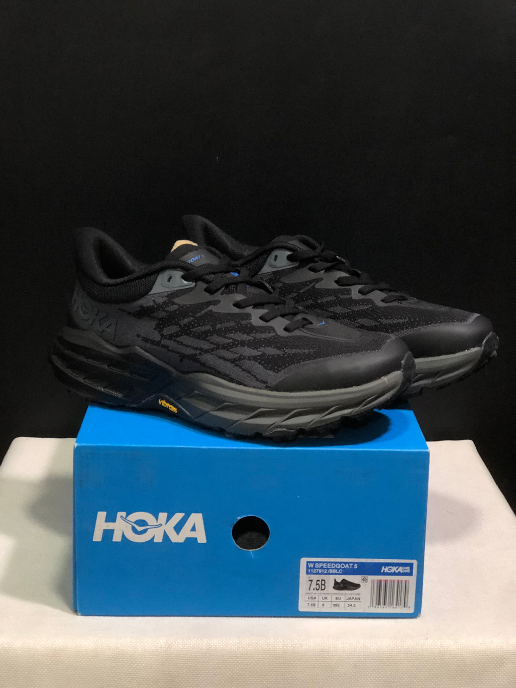 Hoka One One Speedgoat 5 Trail Running Shoes Sneakers Black