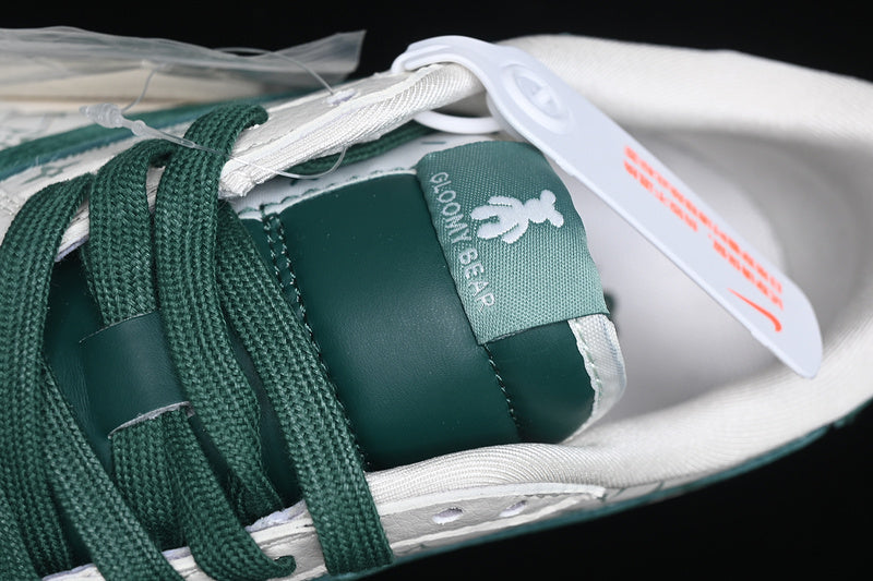 Travis Scott Fragment Design Nike Air Jordan 1 Low OG SP Green White Casual Sneakers